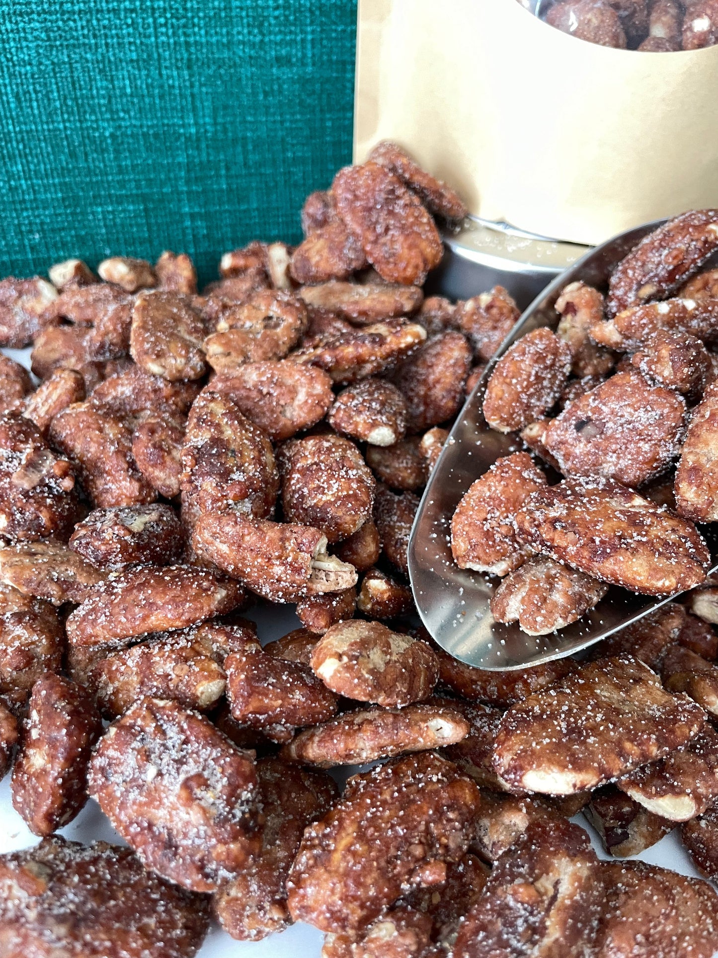 Smoked Candied Pecans