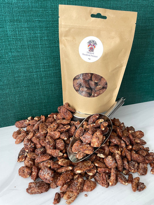 Smoked Candied Pecans